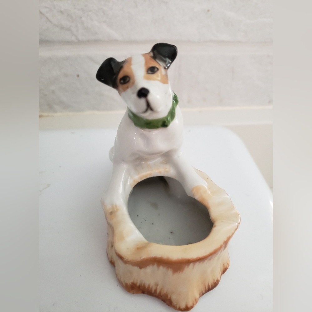 Antique Porcelain Dog, Pre-owned - Picture 5 of 11